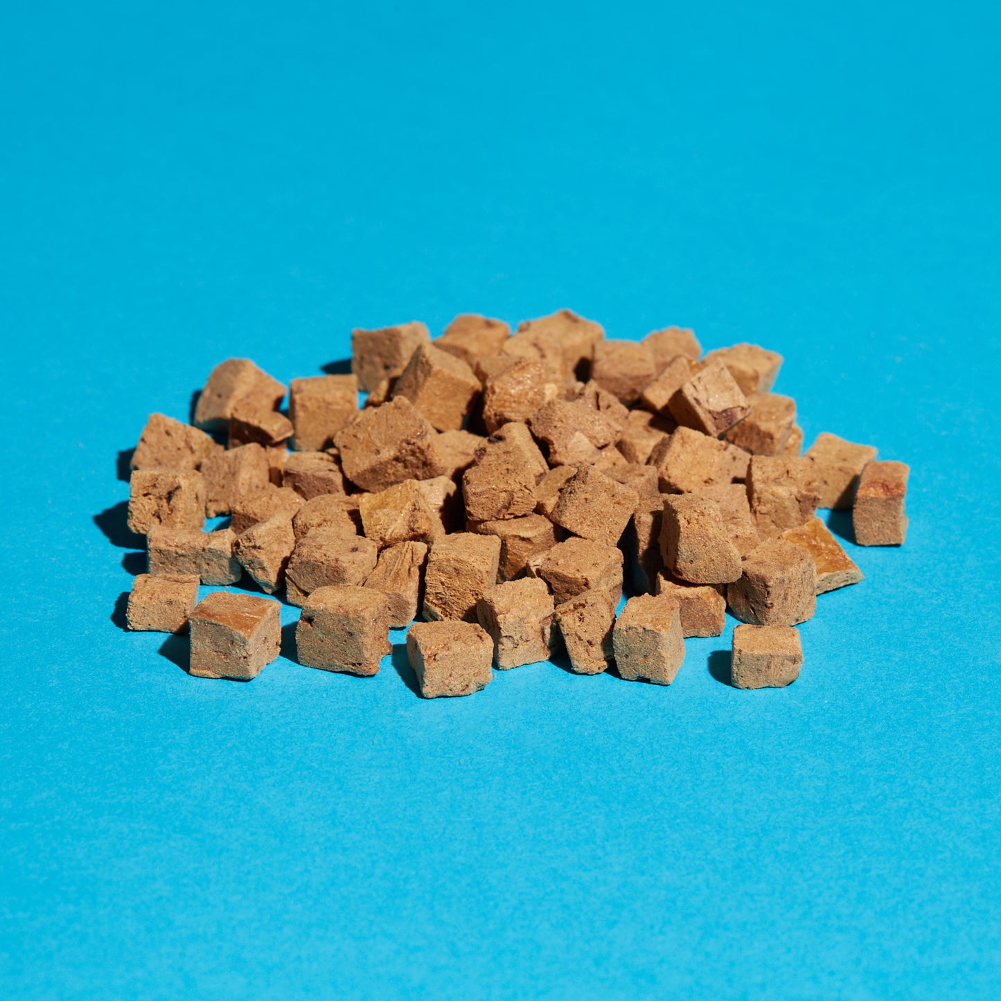 close up product shot of the freeze dried duck liver treats