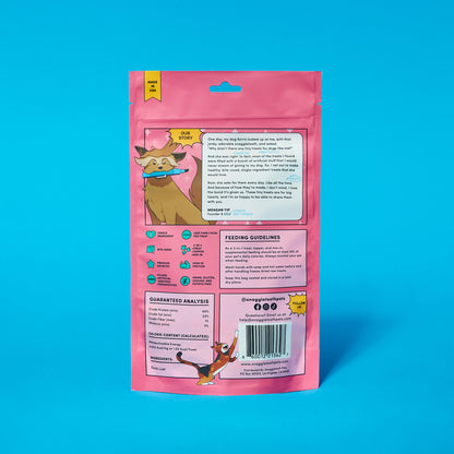 Snaggletooth Teeny Tiny Treats - Freeze Dried Raw Duck Liver - back of bag