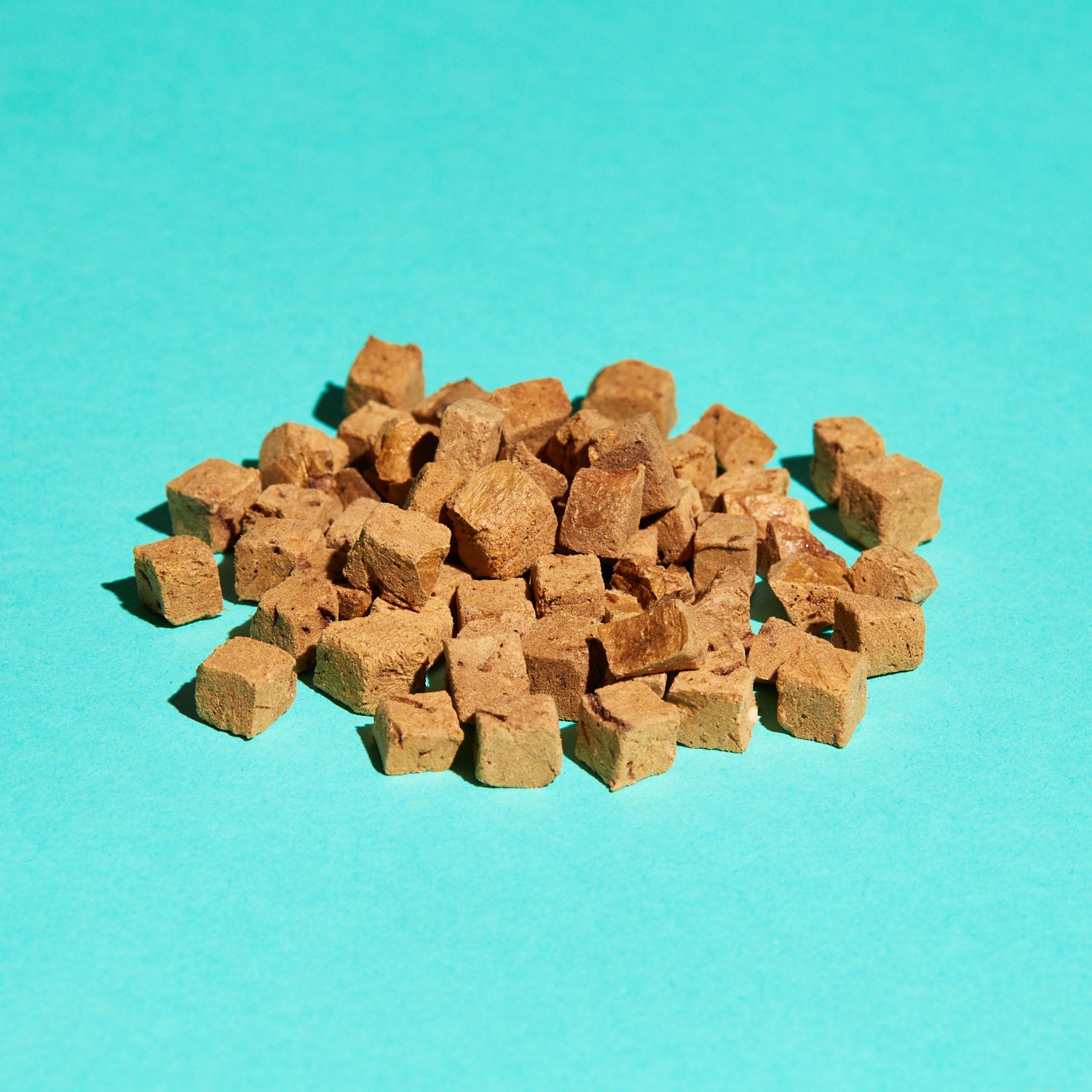 close up product shot of the freeze dried chicken liver treats